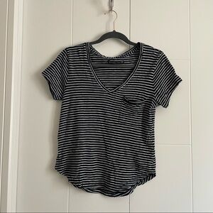 3/$25 Abercrombie and Fitch Stripped V neck